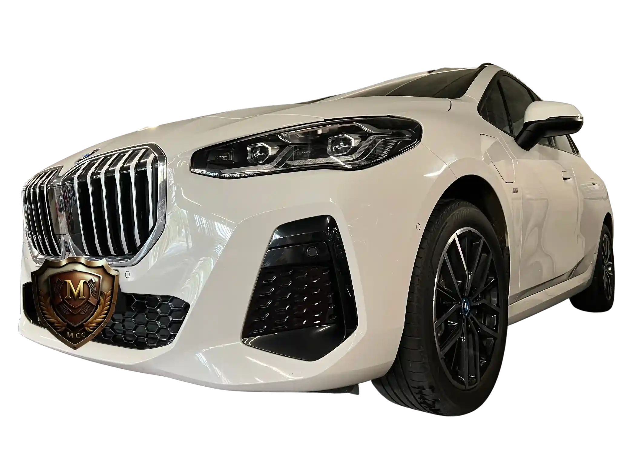 Sustainable MMCC PS PureShield waterless valeting of a BMW 225e in Molesey, blending Zero Carbon responsibility with SiO₂ protection.